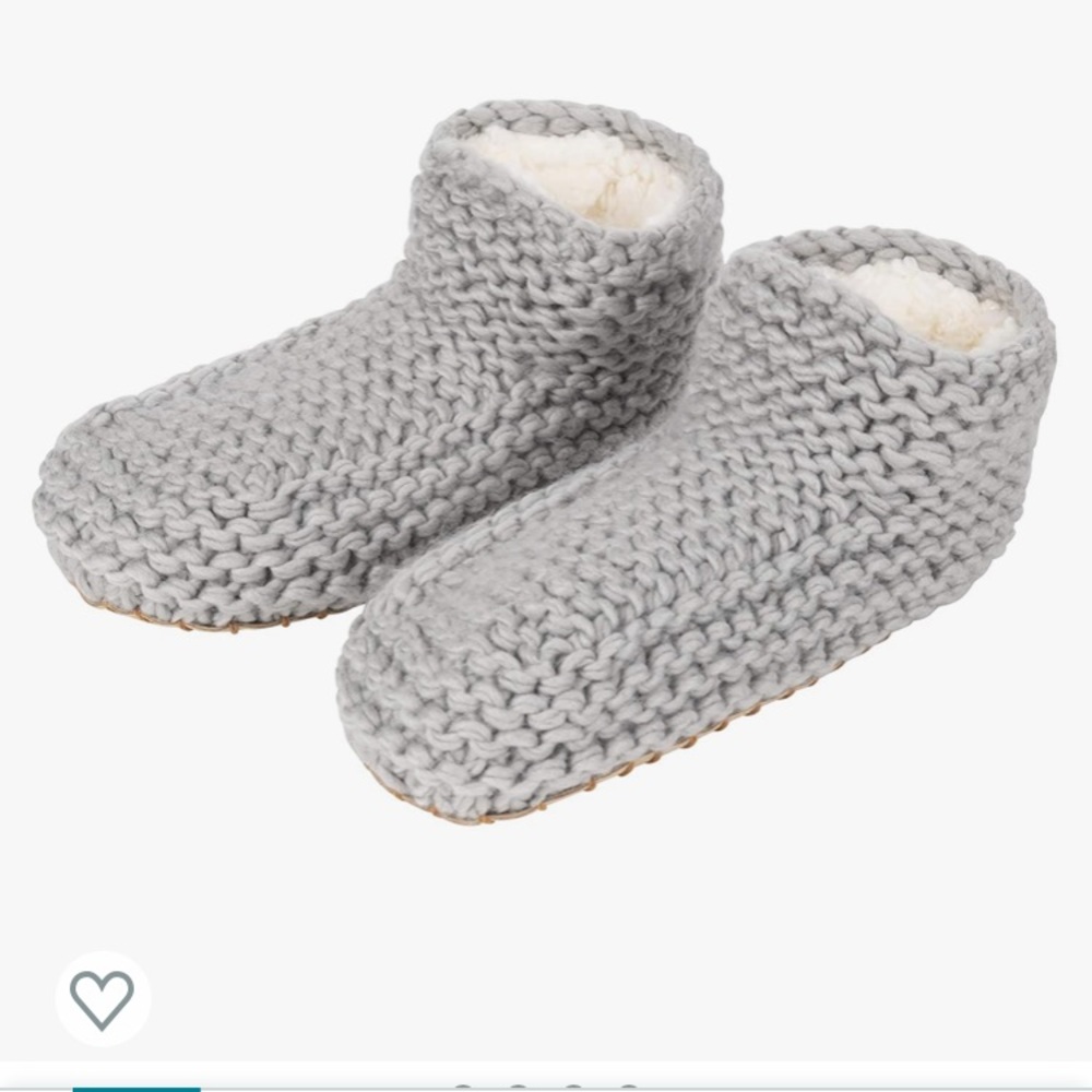 Lemon brand knit super cozy slippers.